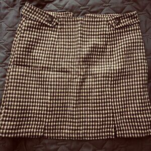 Very J Plaid Mini Skirt
